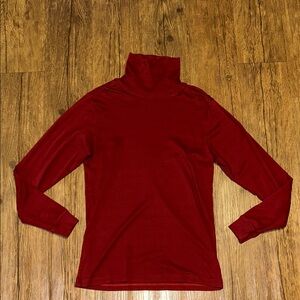 REI Burgundy Turtleneck Top